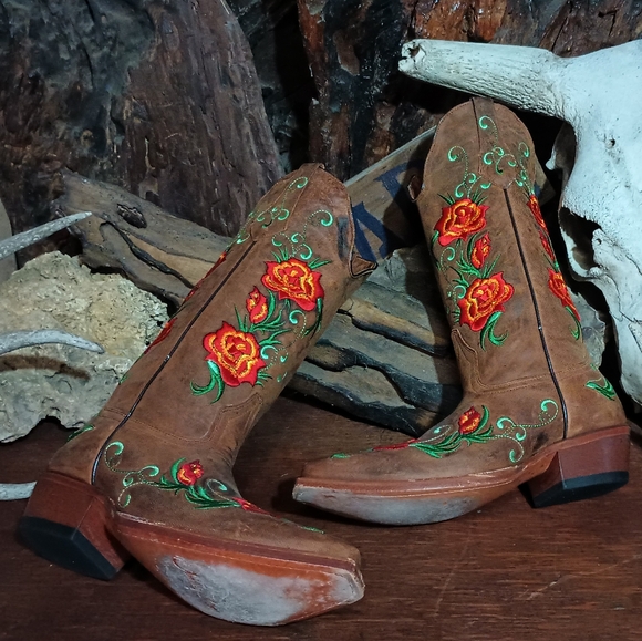 Johnny Ringo cowboy boots Size 7B - Picture 9 of 10